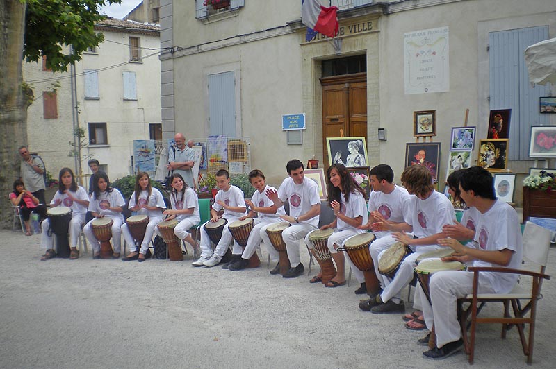 Le CKPM anime la première Fête des Arts / Fête de l'Eau à Mazan le 14 juin 2009.